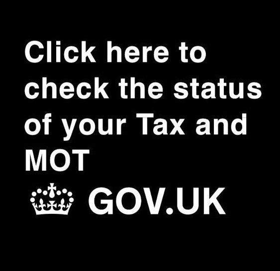 Check your Tax and MOT Status
